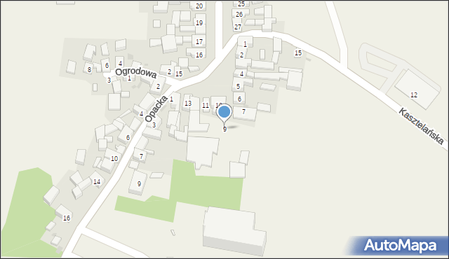 Przemęt, Rynek Mojżykiewicza, ks., 9, mapa Przemęt