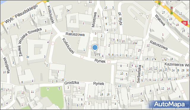 Przemyśl, Rynek, 2, mapa Przemyśla