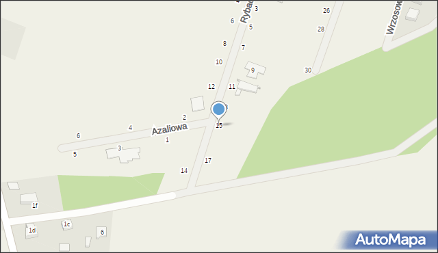 Przygodzice, Rybacka, 15, mapa Przygodzice