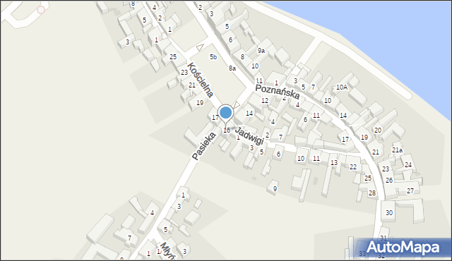 Pszczew, Rynek, 16, mapa Pszczew