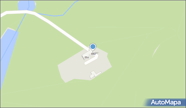 Radlin, Rybnicka, 68D, mapa Radlin