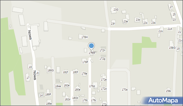 Radlin, Rymera Józefa, 176G, mapa Radlin