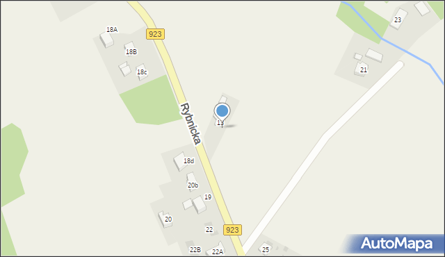 Raszczyce, Rybnicka, 15, mapa Raszczyce