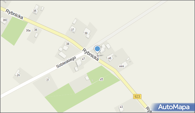 Raszczyce, Rybnicka, 40, mapa Raszczyce