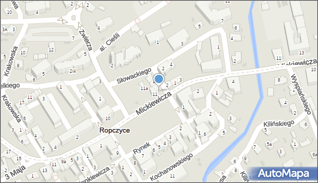 Ropczyce, Rynek, 12, mapa Ropczyce