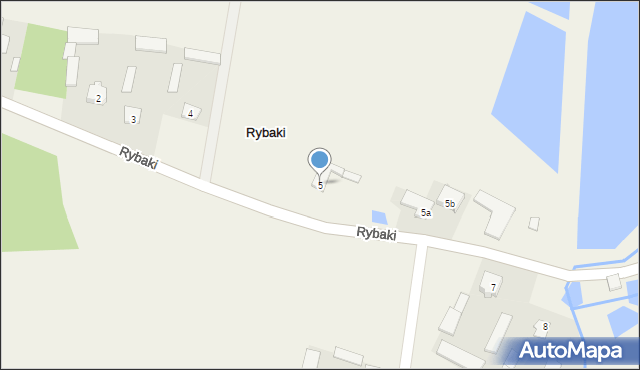 Rybaki, Rybaki, 5, mapa Rybaki