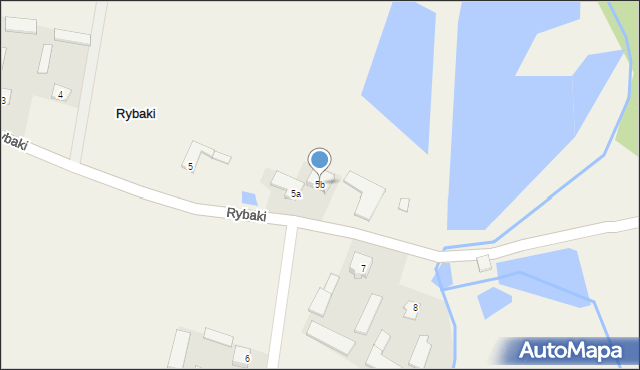 Rybaki, Rybaki, 5b, mapa Rybaki