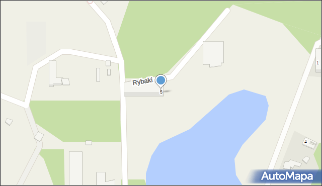 Rybaki, Rybaki, 5, mapa Rybaki