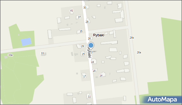 Rybaki, Rybaki, 20, mapa Rybaki