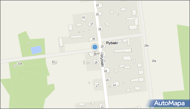 Rybaki, Rybaki, 29, mapa Rybaki