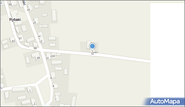 Rybaki, Rybaki, 12, mapa Rybaki