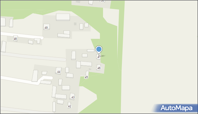 Rybczewice Drugie, Rybczewice Drugie, 47, mapa Rybczewice Drugie