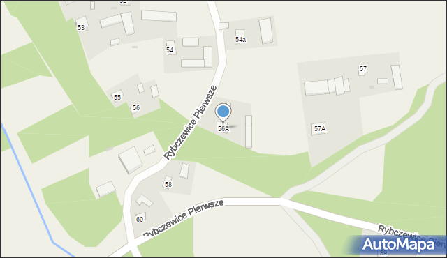 Rybczewice Pierwsze, Rybczewice Pierwsze, 56A, mapa Rybczewice Pierwsze