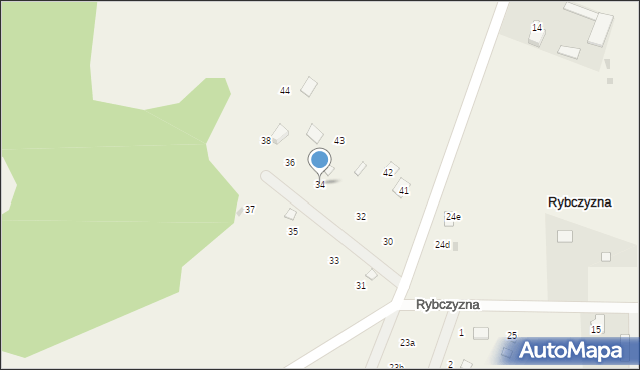 Rybczyzna, Rybczyzna, 34, mapa Rybczyzna