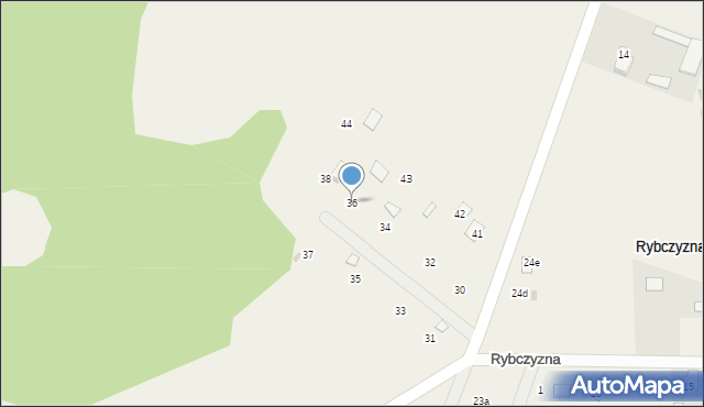 Rybczyzna, Rybczyzna, 36, mapa Rybczyzna