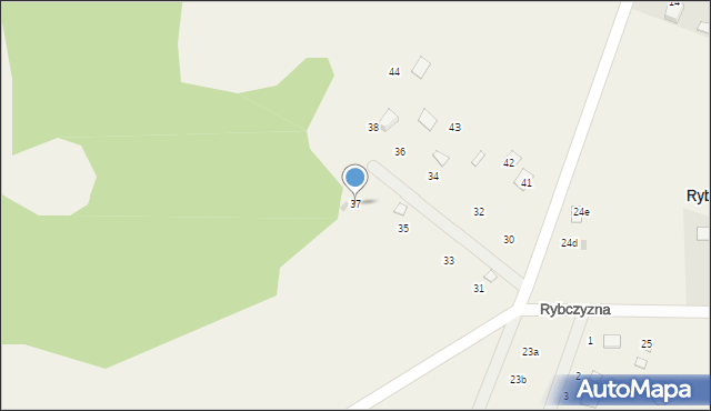 Rybczyzna, Rybczyzna, 37, mapa Rybczyzna