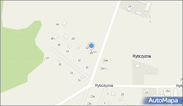 Rybczyzna, Rybczyzna, 41, mapa Rybczyzna