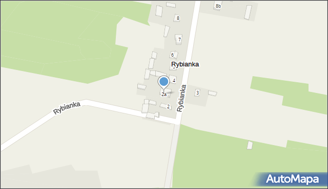 Rybianka, Rybianka, 2a, mapa Rybianka