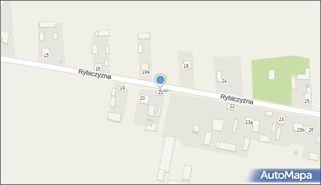 Rybiczyzna, Rybiczyzna, 21, mapa Rybiczyzna