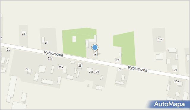 Rybiczyzna, Rybiczyzna, 25, mapa Rybiczyzna