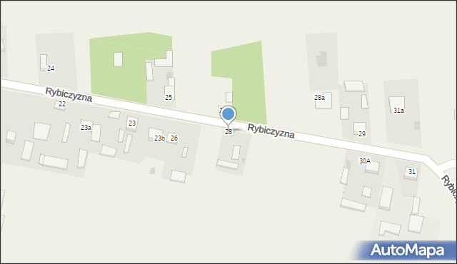 Rybiczyzna, Rybiczyzna, 28, mapa Rybiczyzna