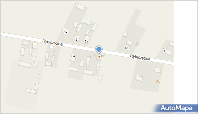 Rybiczyzna, Rybiczyzna, 6, mapa Rybiczyzna