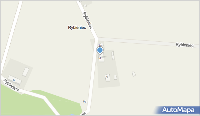 Rybieniec, Rybieniec, 4, mapa Rybieniec