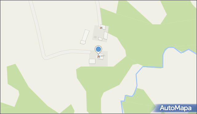 Rybieniec, Rybieniec, 36, mapa Rybieniec