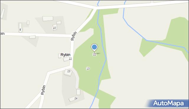 Rybin, Rybin, 12, mapa Rybin
