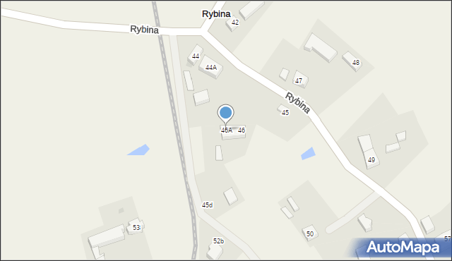 Rybina, Rybina, 46A, mapa Rybina