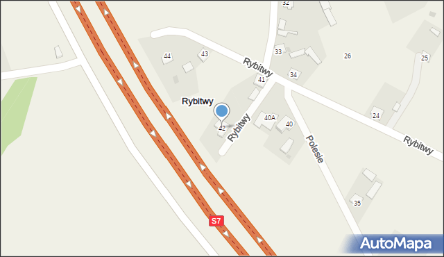 Rybitwy, Rybitwy, 42, mapa Rybitwy