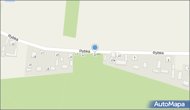 Rybka, Rybka, 11, mapa Rybka