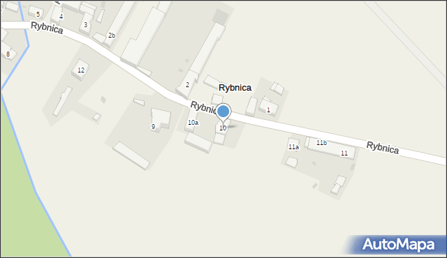 Rybnica, Rybnica, 10, mapa Rybnica