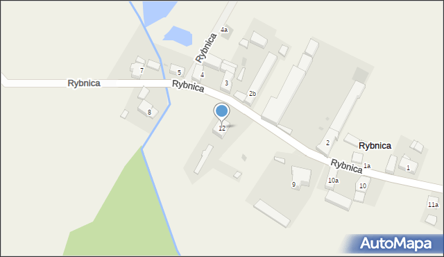 Rybnica, Rybnica, 12, mapa Rybnica