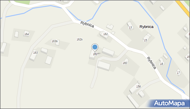 Rybnica, Rybnica, 161, mapa Rybnica