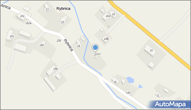 Rybnica, Rybnica, 17, mapa Rybnica