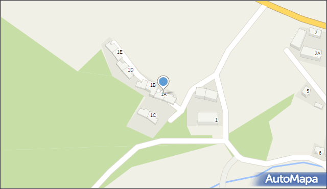 Rybnica, Rybnica, 1A, mapa Rybnica