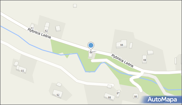 Rybnica Leśna, Rybnica Leśna, 64, mapa Rybnica Leśna