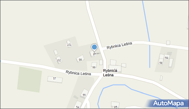 Rybnica Leśna, Rybnica Leśna, 97, mapa Rybnica Leśna