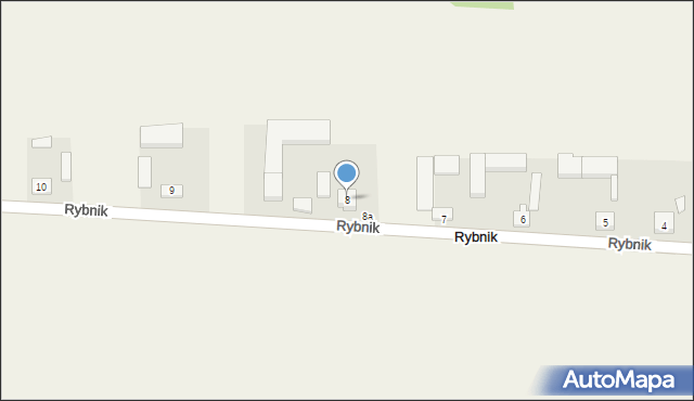 Rybnik, Rybnik, 8, mapa Rybnika