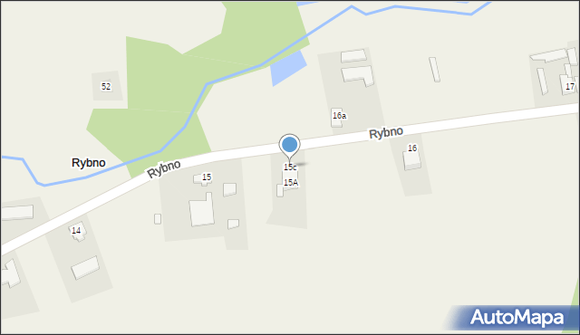 Rybno, Rybno, 15c, mapa Rybno