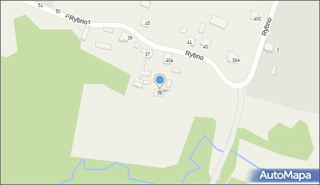 Rybno, Rybno, 39, mapa Rybno