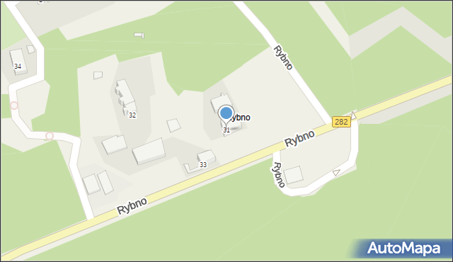 Rybno, Rybno, 31, mapa Rybno