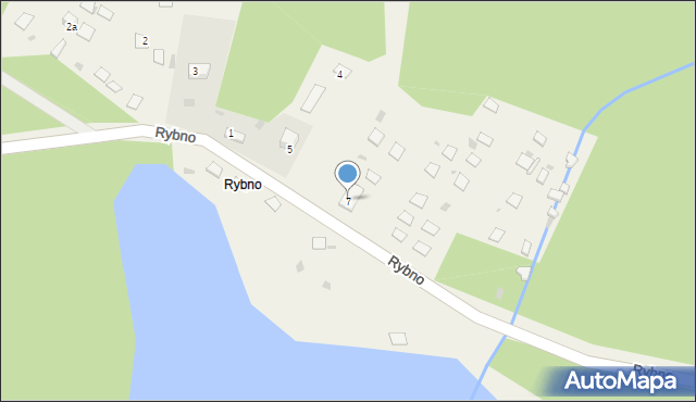 Rybno, Rybno, 7, mapa Rybno