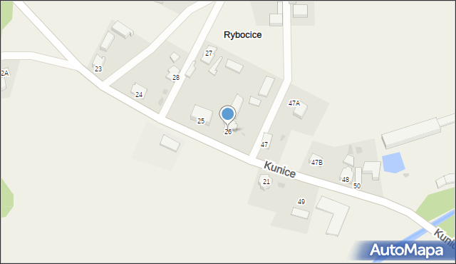 Rybocice, Rybocice, 26, mapa Rybocice