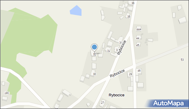 Rybocice, Rybocice, 32, mapa Rybocice