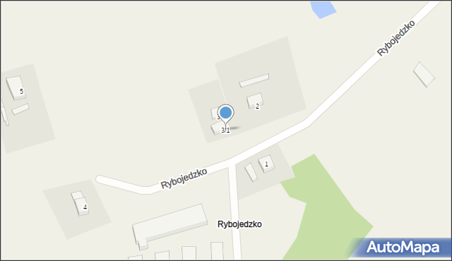 Rybojedzko, Rybojedzko, 3/1, mapa Rybojedzko