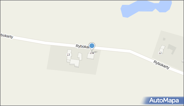 Rybokarty, Rybokarty, 13a, mapa Rybokarty