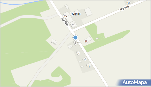 Rychlik, Rychlik, 9, mapa Rychlik