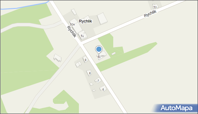 Rychlik, Rychlik, 91, mapa Rychlik